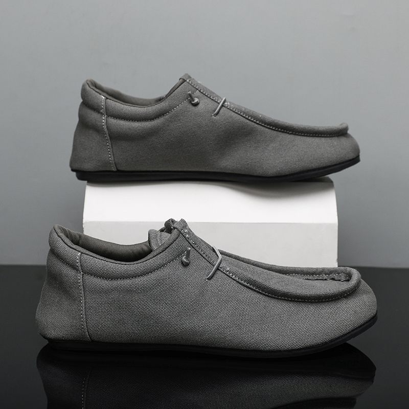 MAEDEF Man's Sneakers Canvas Flats Male Summer Casual for Men High Quality Loafers 2024 Walking Driving Mens Shoes_voghion.com