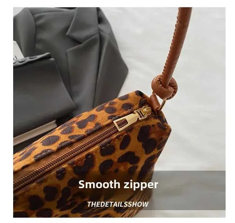 Sac à main de grande capacité pour femme, nouvelle collection automne et hiver, motif léopard, mode, haute texture, polyvalent, pour les déplacements_voghion.com