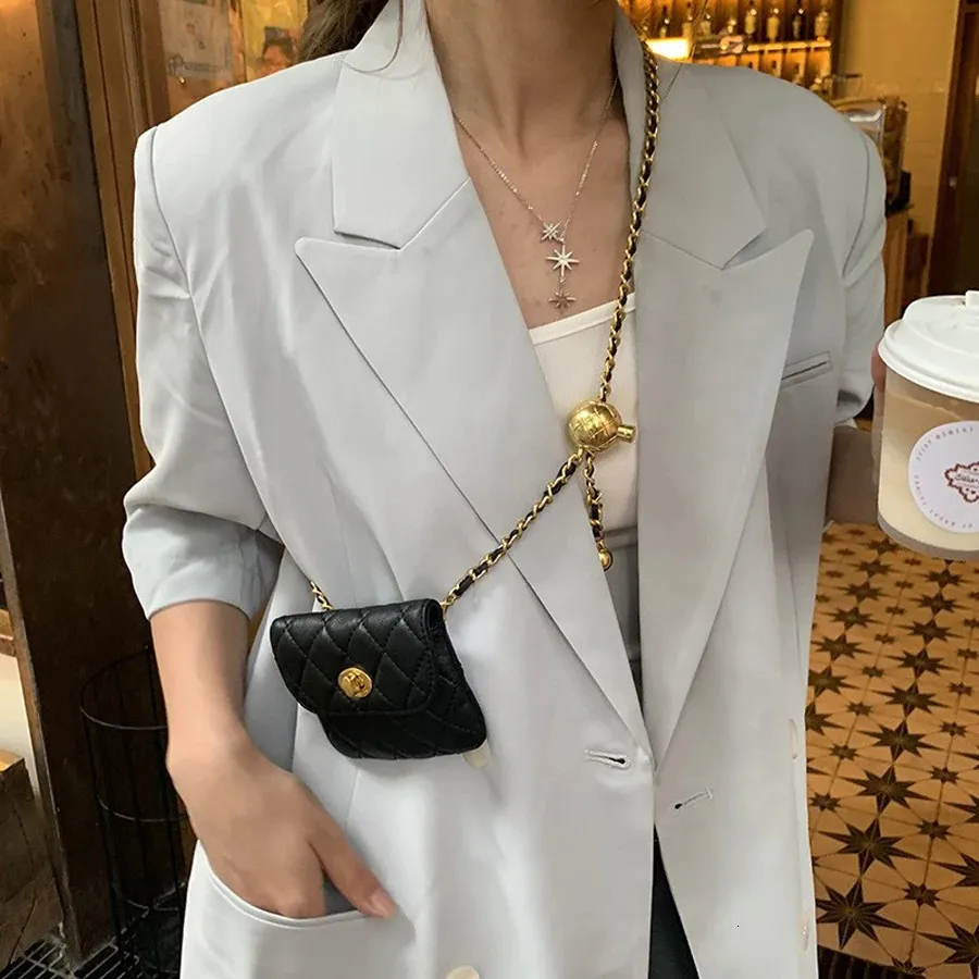Mini borsa a tracolla con catena da donna borsa a spalla_voghion.com