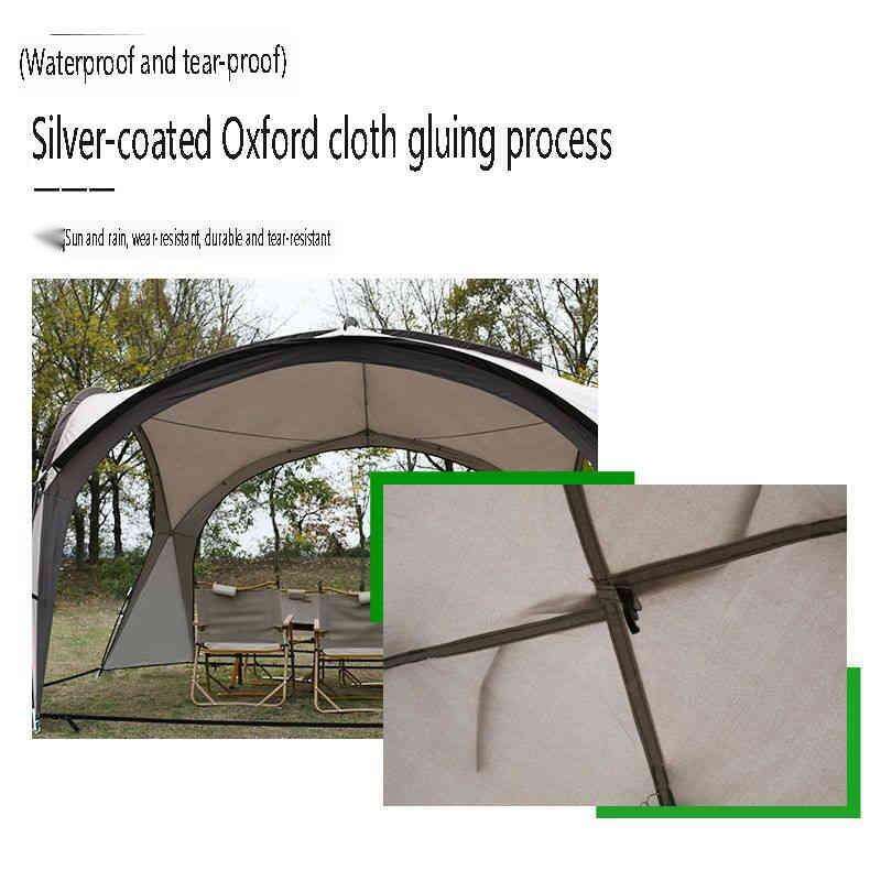 [Colecție 1382 persoane] Cort cu baldachin în stil cupolă, parasolar sferic, protecție solară, camping în aer liber, rezistent la vânt și_voghion.com