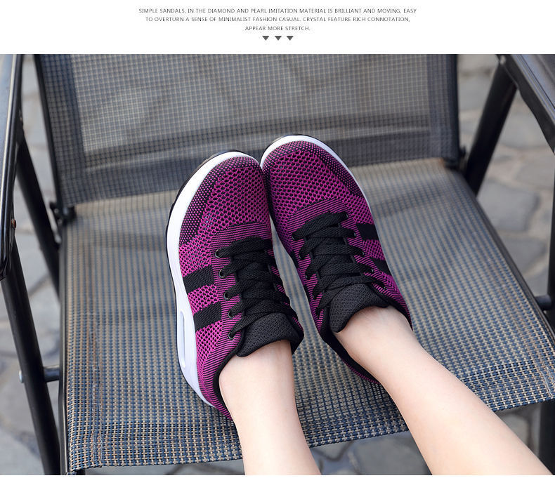 Nouvelles chaussures pour femmes à coussin d'air, tendance printemps, décontractées, à semelle épaisse, en vente en gros_voghion.com