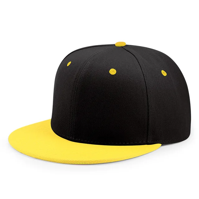 Hot Sale Wholesale 40 Colors Adjustable Flat Peak Snapback s Lady Fashion Polyester Plain Baseball Hat Men Hiphop Blank Sport_voghion.com