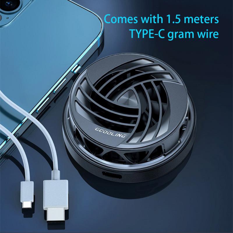 Radiator magnetic pentru telefon, sistem de răcire ABS pentru jocuri, ventilator de răcire rapidă pentru iPhone, Xiaomi, iPhone 13/12, Samsung, fierbinte_voghion.com