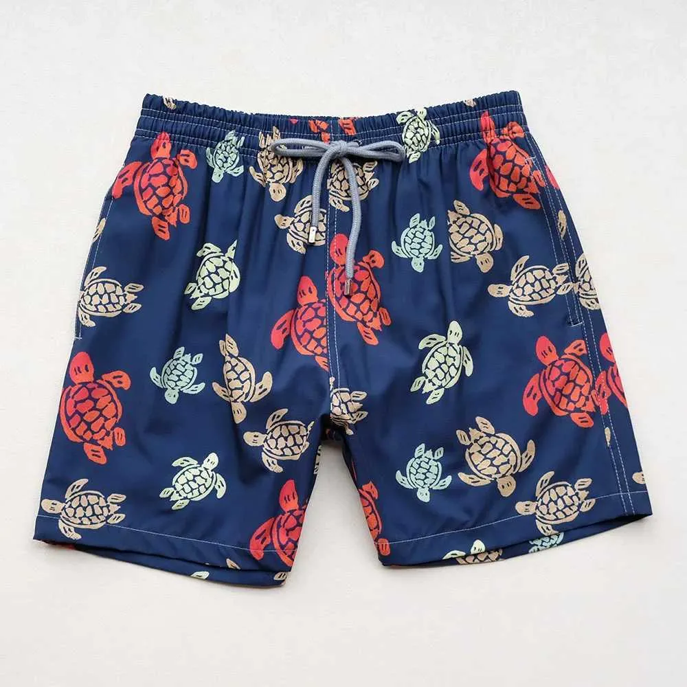 Bermuda d'été pour homme, maillot de bain moulant, ample et à séchage rapide, de marque Sea Turtle, idéal pour la plage, le surf et le sport_voghion.com
