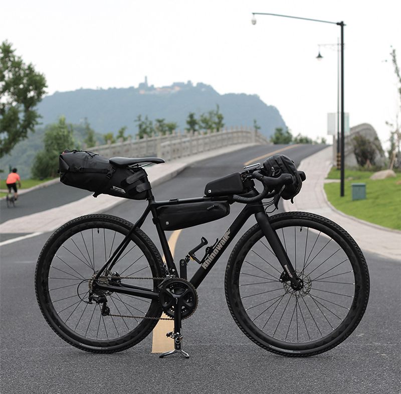 RHINOWALK Rhino Full Waterproof Bicycle Saddle Tail Bag Large Capacity 10L Road Bike Lightweight Long Distance Riding_voghion.com