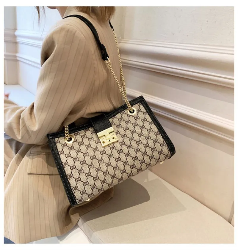 Designer Freies Verschiffen 2025 Neue Modische Tote Premium Textur Gedruckt Große Kapazität Einzelnen Schulter Unterarm Tasche Für_voghion.com