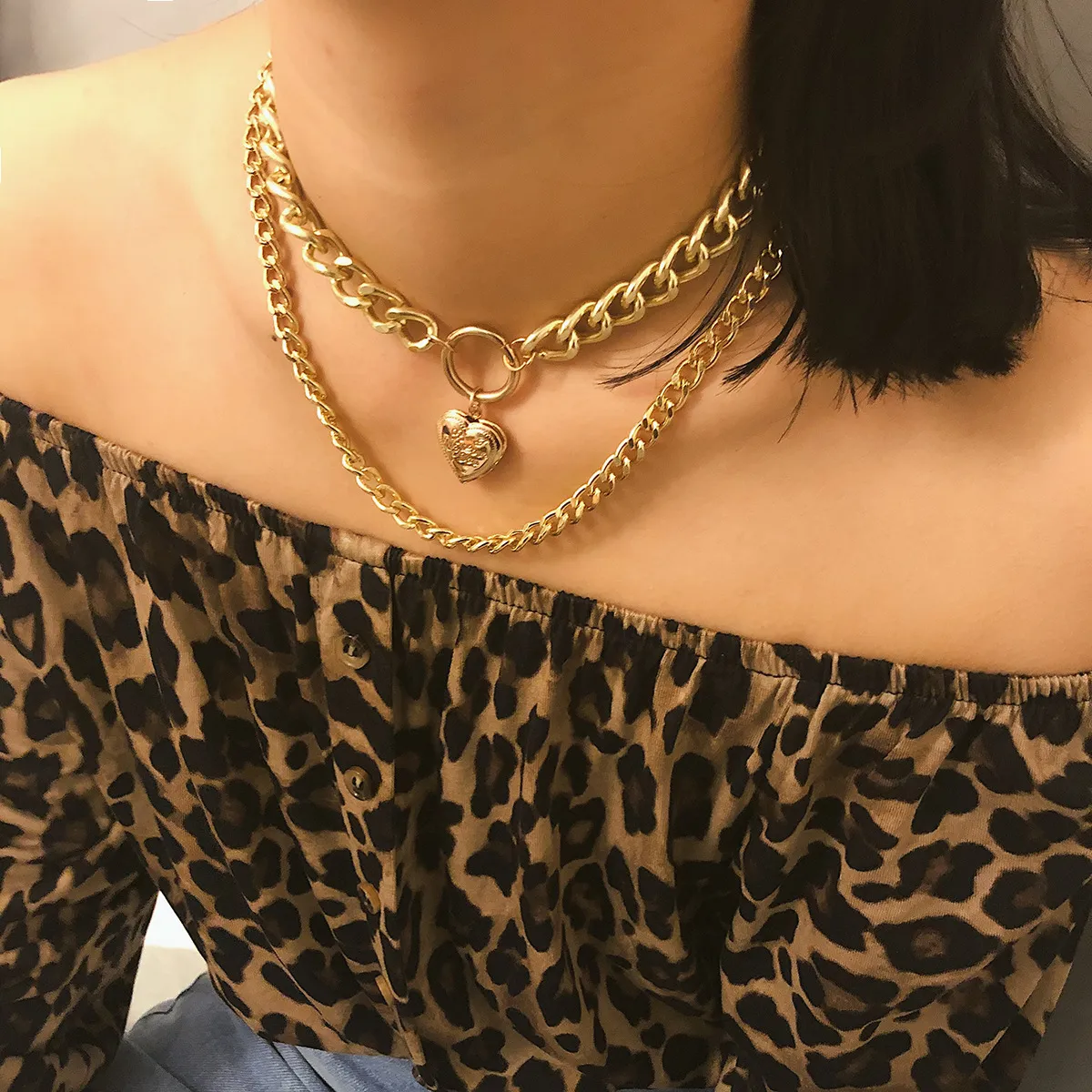 Catene Lucchetto Catena Spessa Collana Moda Lucchetto Ciondolo Per Donna Uomo Punk Gioielli 2022 Grunge Athetic Eboy_voghion.com