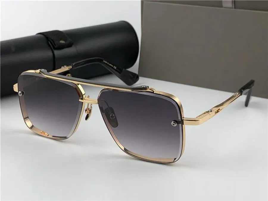 mens frame head Womens men High Grade Square Trimmed Metal Sunglasses h Six Big Oversized Oval Goggle Driving Beach_voghion.com