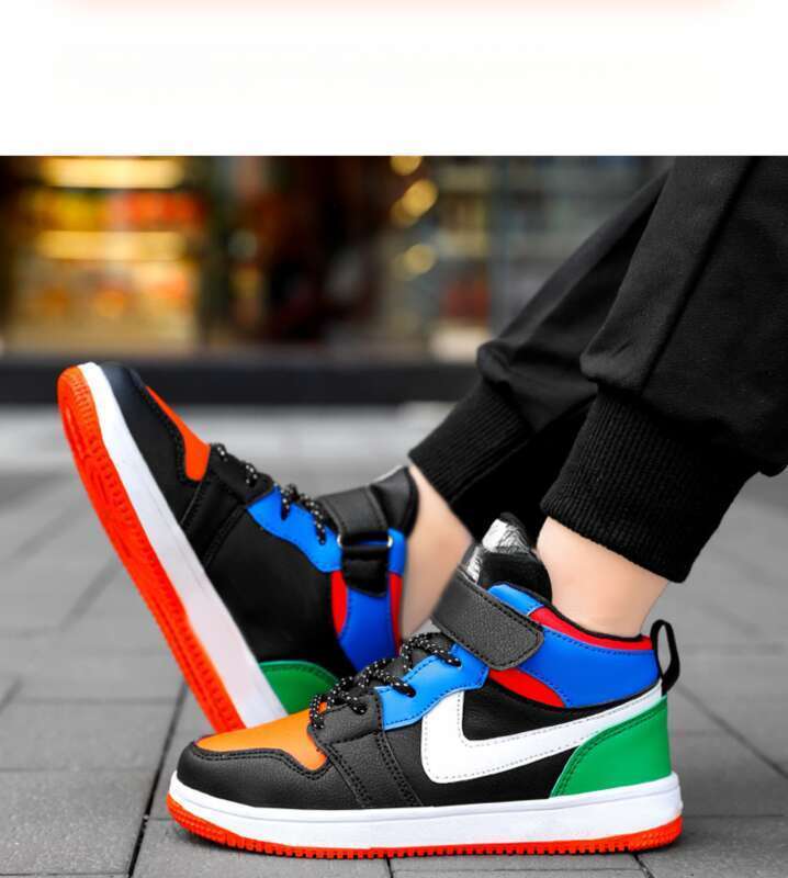 Men's Spring And Fall Leather High Top Casual Shoes_voghion.com