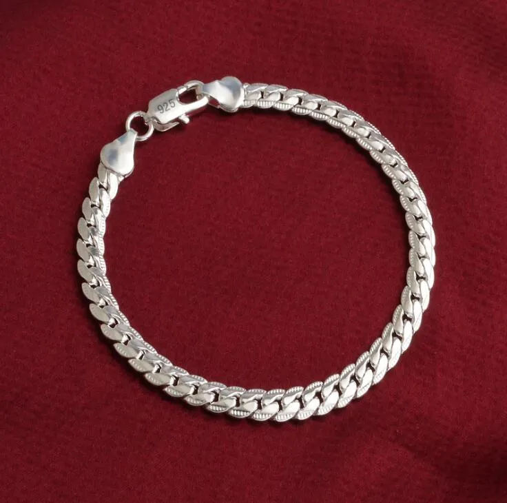 Gold Sier Plated Charm Chain Bracelet for Men Women 5mm Cool Birthday Gift Fashion Miami Hip Hop Link Bracelets Jewelry_voghion.com