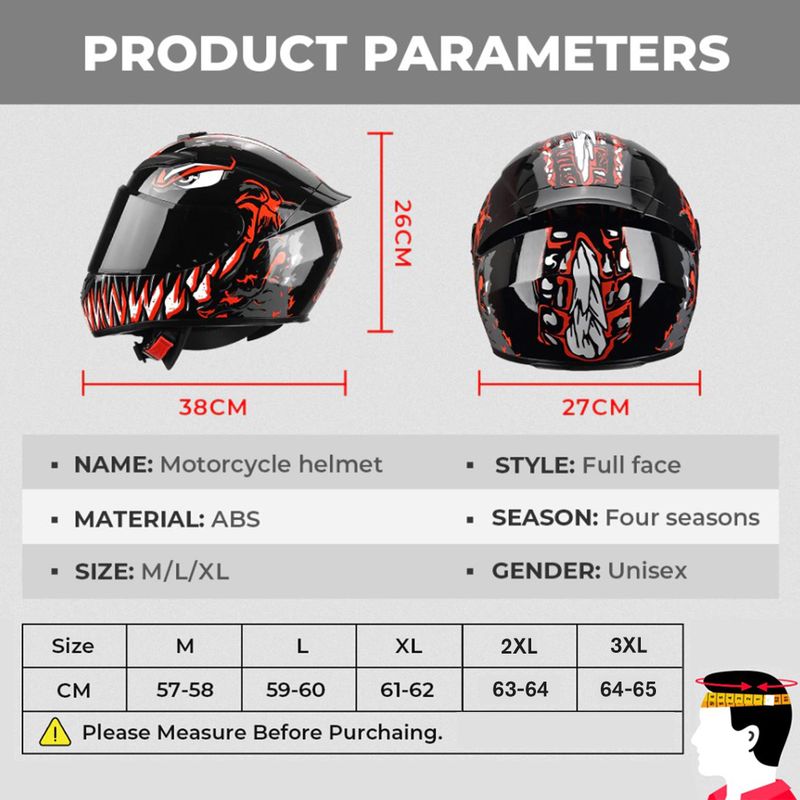 Motorcycle Racing Motocross Helmets Full Face Helmet Flip Up Moto Adult Motorbike Street Touring Riding Casco Cte_voghion.com