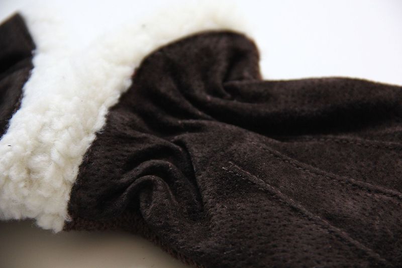 Cycg Protection Cold-proof Suede Rider Warm Gloves Take-out Outdoor Windproof Motorcycle Men's Winter Thickened Veet_voghion.com