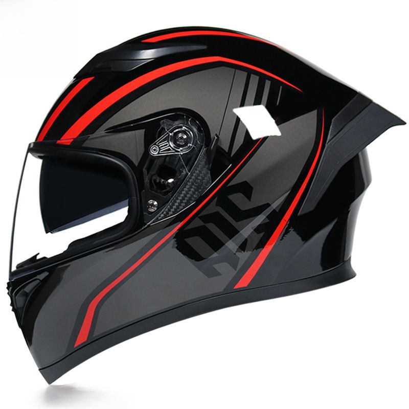 Electric Motorcycle Full Helmet Style Cool Summer Rider Scooter With Bluetooth Horns_voghion.com