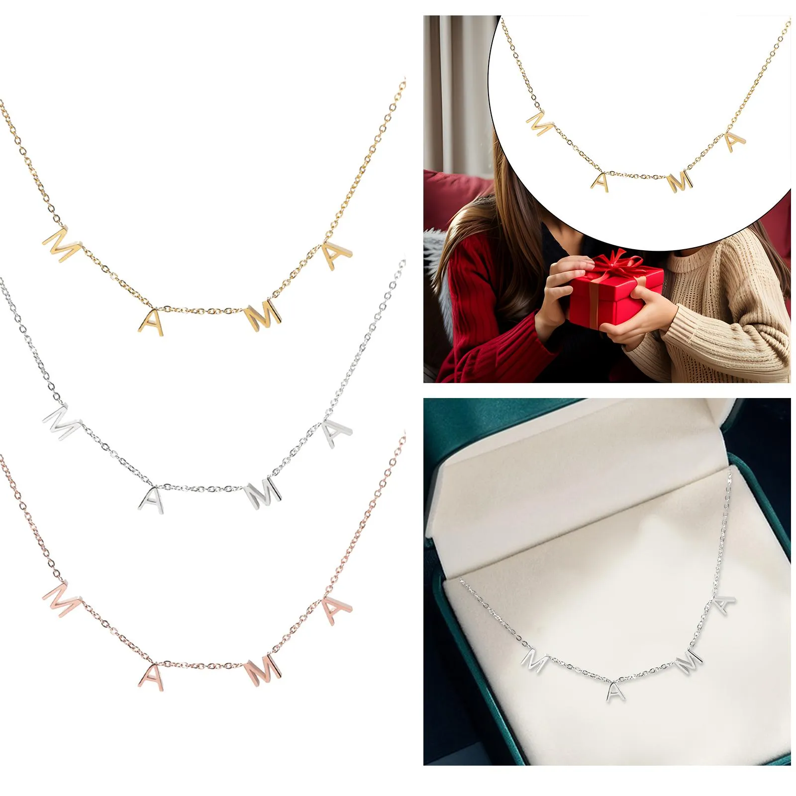 Pendant Necklaces Mothers Day Gifts From Daughter Mother's Necklace Women Jewelry Women's For Holiday Anniversary_voghion.com