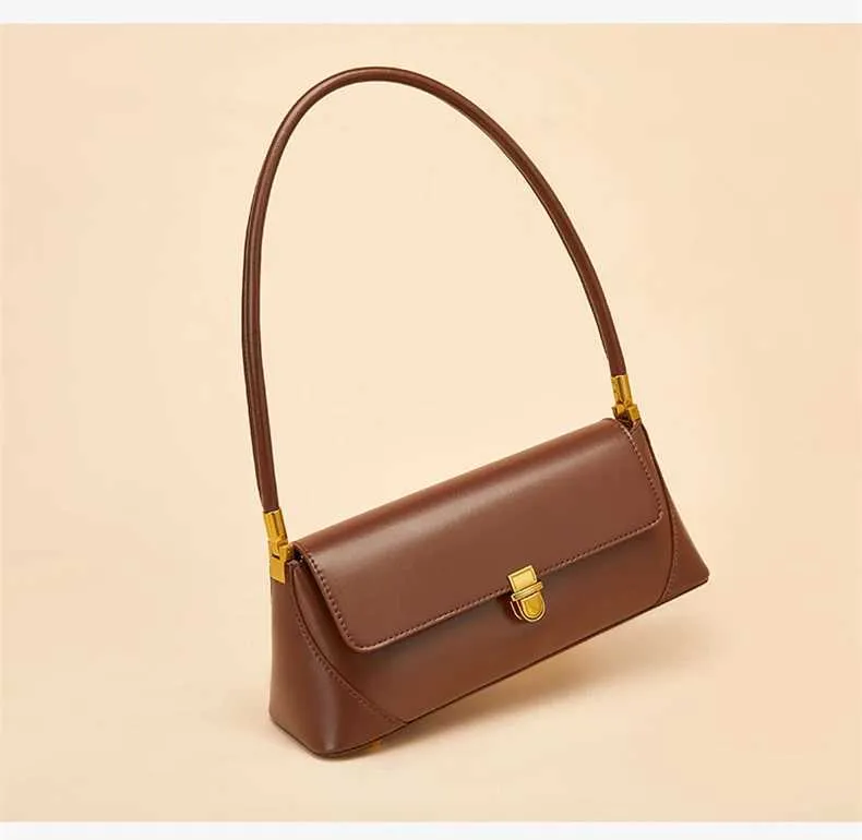 Toptrends Rindsleder Echtes Leder Unterarm Schulter Taschen Für Frauen 2024 Trend Designer Weibliche Tote Damen Handtaschen Und_voghion.com