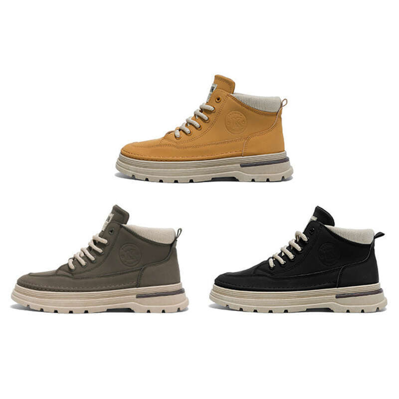 Martin Herren Herbst Neue Britische Stil High Top Arbeitskleidung Hacke Trendy Vielseitig Dick Oled Port Und Freizeit Hort_voghion.com