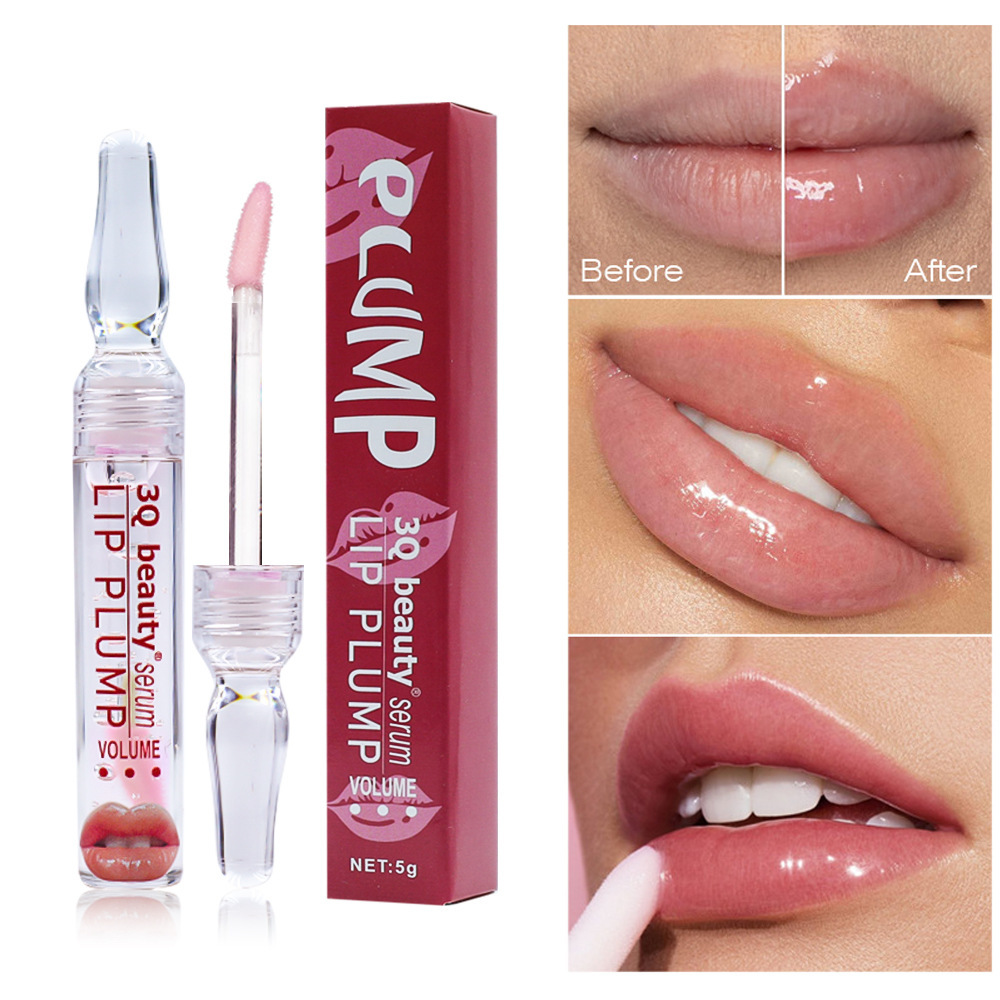 Instant Lip Enhancer Plumper Oil Extrem voluminöses Lipgloss-Essenz Nährt Anti-Falten Sexy Lip Feuchtigkeitsspendende Pflege Kosmetik_voghion.com