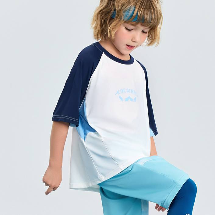 Kids' Breathable Quick-Dry Tee – High-Stretch Cooling Shirt For Active Boys & Girls (A-Class, 110-170cm)​_voghion.com