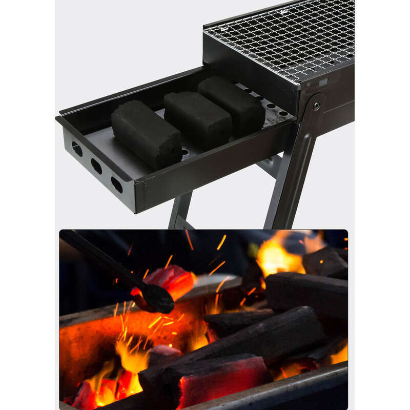 Suport pentru grătar, cărbune de uz casnic pentru 3-5 persoane, grătar portabil pentru carne îngroșată, set complet de unelte pentru grătar_voghion.com