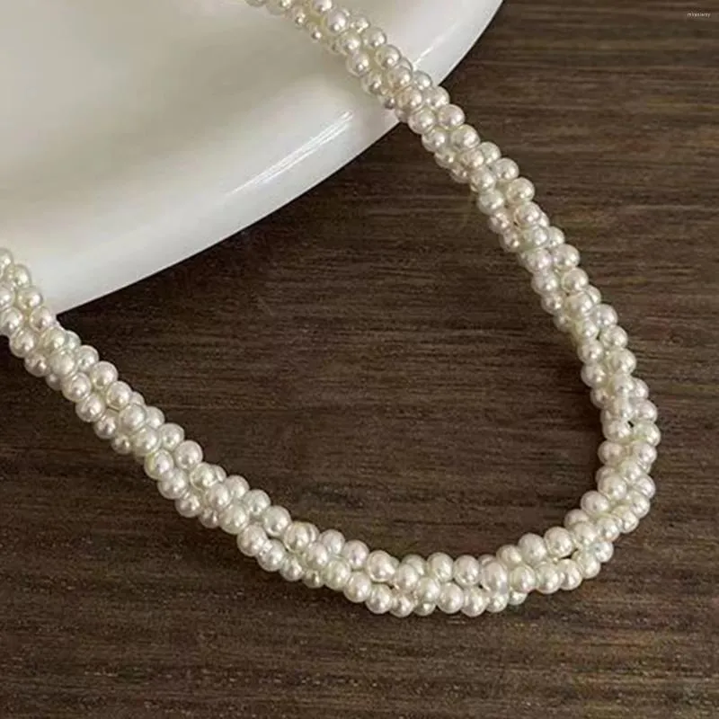 Ketten Temperament Braut Zarte Perlenkette Lichtbeständig Hypoallergen Modeschmuck Für Tägliche Dati_voghion.com