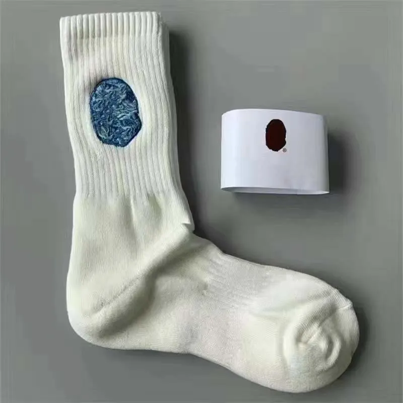 Designers B APE para homens Meias grip soc motion Algodão Todos os jogos Clássico Gancho Tornozelo Respirável preto Branco Basquete_voghion.com