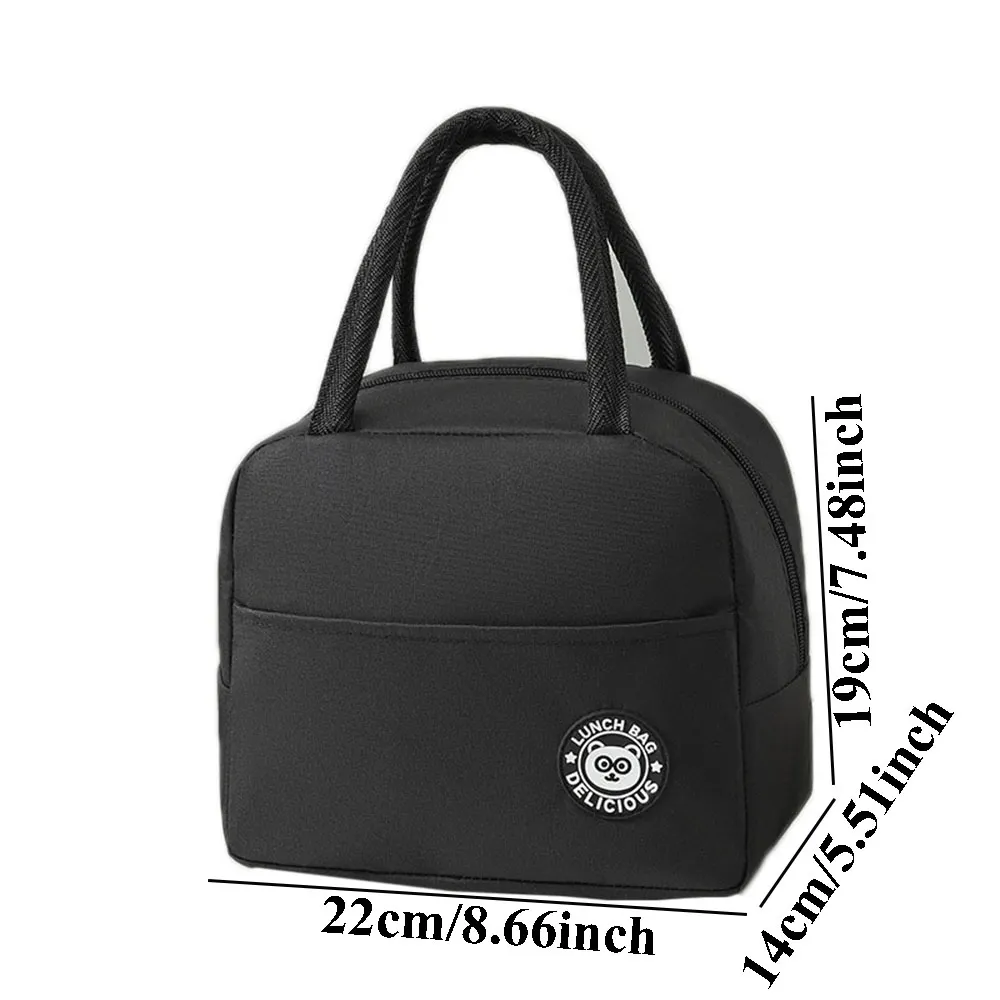 Kühltasche mit großer Kapazität, wasserdicht, Oxford, tragbar, mit Reißverschluss, Thermotaschen für Frauen, isolierte Lunchbox, Picknick-Lebensmitteltasche_voghion.com