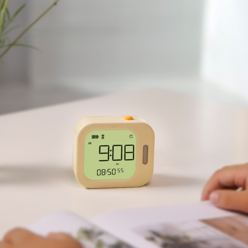 Gyermek digitális ébresztőóra, éjszakai fény, LCD képernyő, szemvédő ébresztőóra, szép ébresztő időzítő a gyermekek alvásától_voghion.com