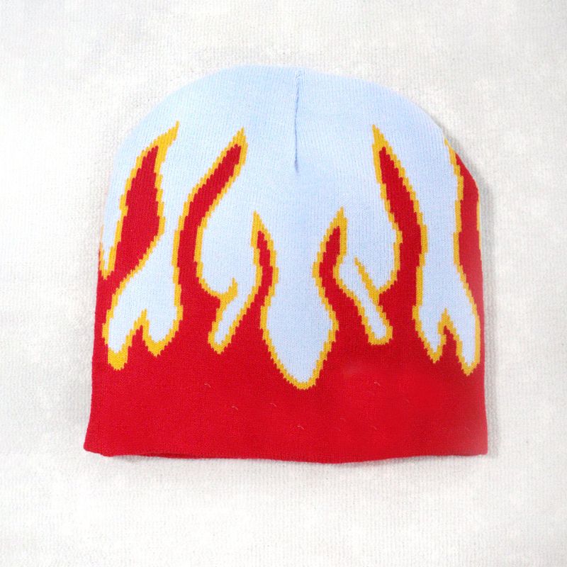 VOOTHOST Unisex Knitted Hat Beanies Goth Tooth Caps Y2k Streetwear Winter Fashion Pullover Vintage Warm Hip Hop Hats_voghion.com