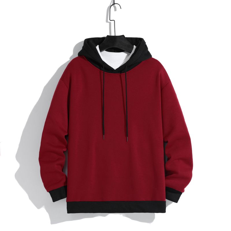 Neue modische Kapuzenpullo für Herren im Frühling und Herbst, westlichter Freizeitsport, altersreduzierender_voghion.com
