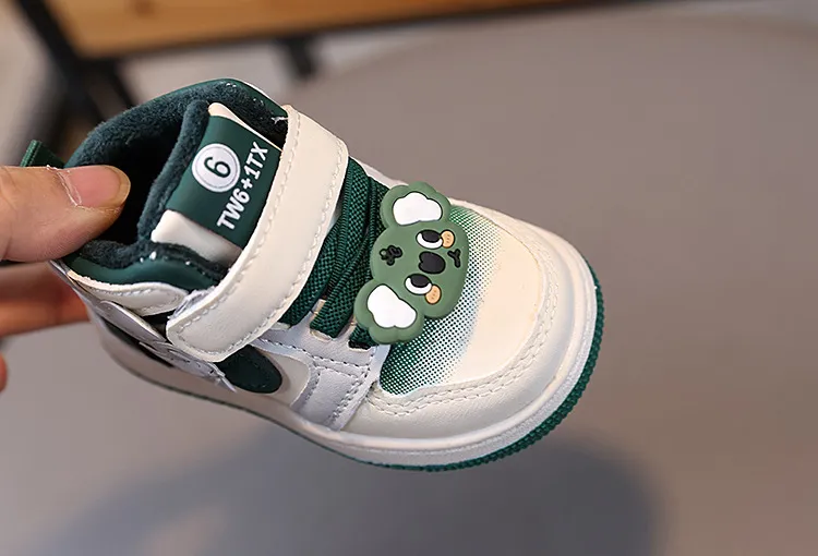 Scarpe per bambini, carine, da cartone animato, casual, adorabili, con suola morbida, per neonati, invernali, alla moda, antiscivolo, taglie 16 -_voghion.com
