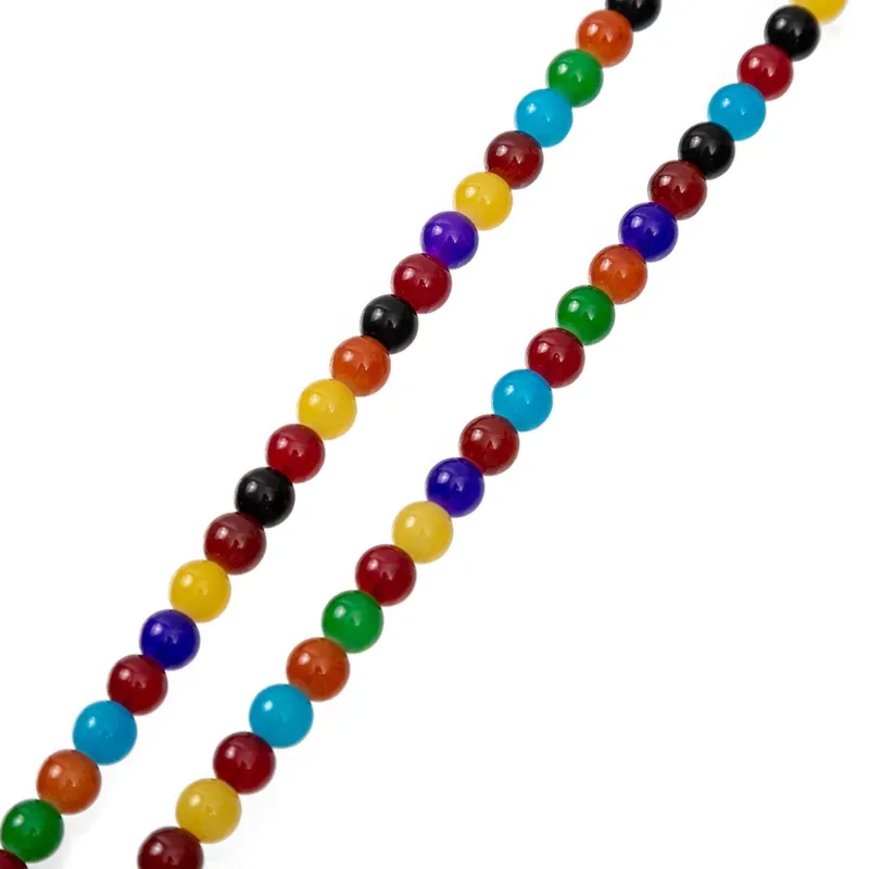 Anhänger Halsketten Y4QB Muslim Rosenkranz 8mm Tasbeeh Gebetsperlen 99 Buntes Harz für_voghion.com