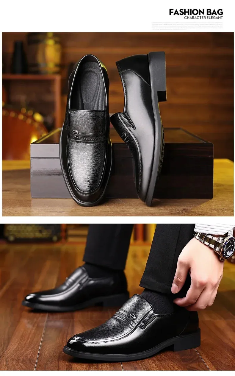 Sapatos masculinos baixos/5 cm, sapatos formais de couro com elevador, sapatos masculinos para negócios, casamento, Oxford, sapatos masculinos_voghion.com