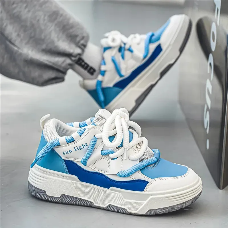 Man Design Dames Heren Brood Brede Zool Koppels Unisex Chunky Sneakers Hip Hop Sportschoenen 41 42 240801_voghion.com