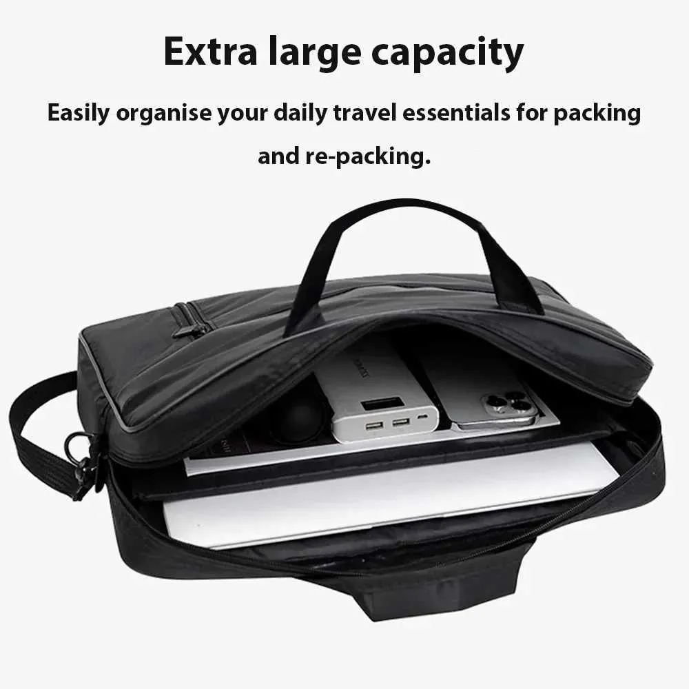 Laptop Sleeve Bag 15.6 In Notebook Case For Book Air Pro Tablet Accessories Waterproof Portable Travel Carrying Shoulder_voghion.com