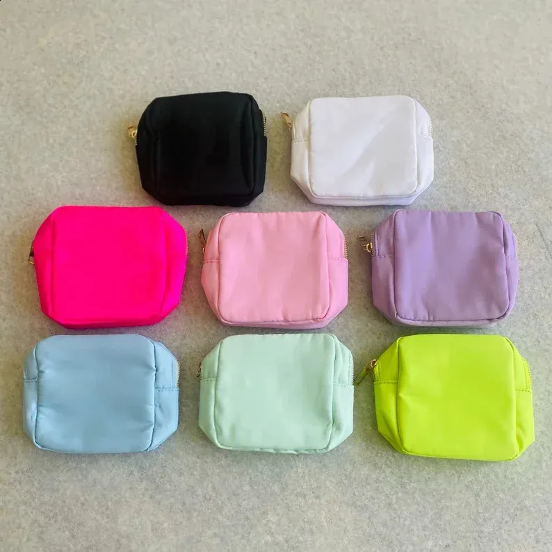 Factory Wholesale Multi Color Women Makeup Waterproof Nylon Brush Custom Pouch Cosmetic Bag 241120_voghion.com