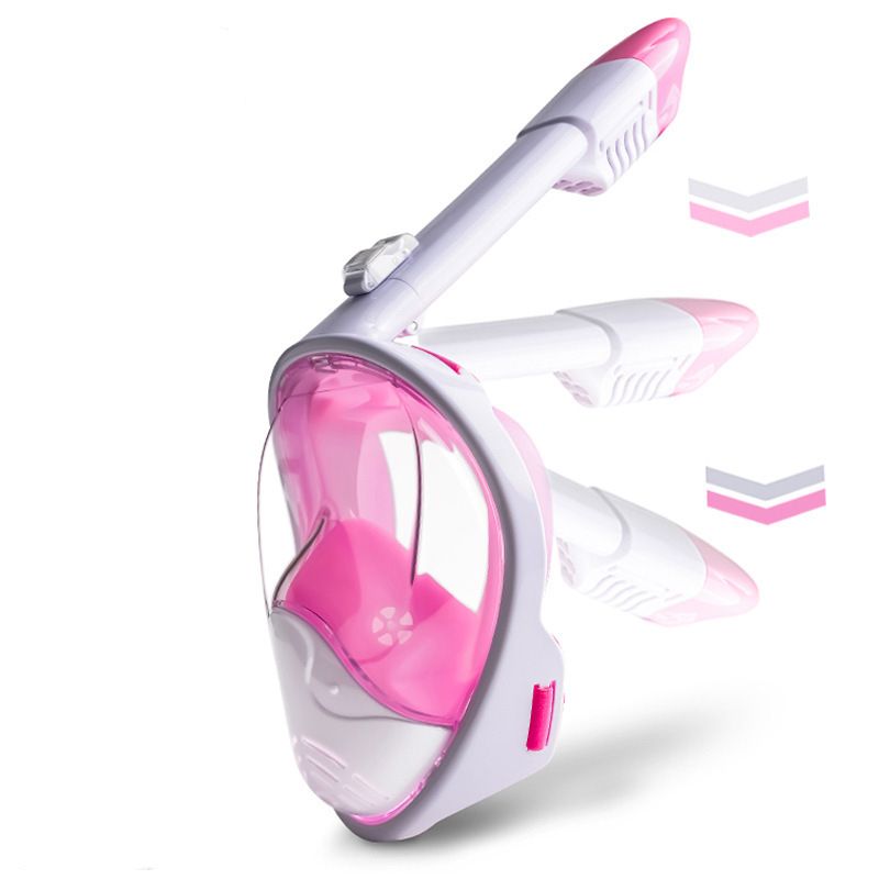 Snorkeg mask for children Nose protection silicone diving All dry snorkeg goggles_voghion.com