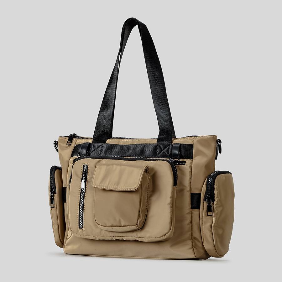 Sacs pour femmes Printemps/Été Nouveau sac à main décontracté à blocs de couleurs grande capacité, sac fourre-tout multifonctionnel détachable, sac à bandoulière pour femmes_voghion.com