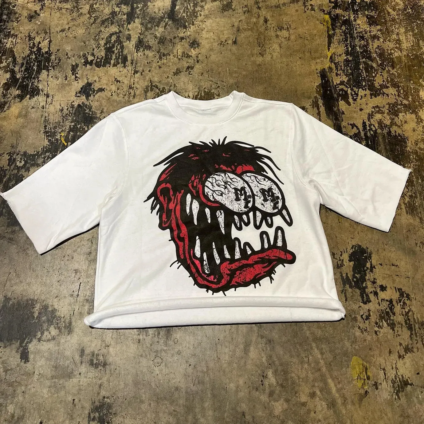 Vyriški marškinėliai Y2K Vintage Drabužiai Retro Klasikiniai Grafiniai Spausdinti Laisvi Trumpomis Rankovėmis Haruku Gotika Laisvalaikio Didelio Dydžio_voghion.com