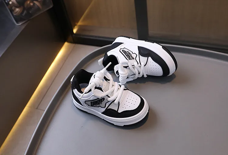 Designer Thick Bottom Versatile Kids Trainers Cutefeet for Toddler Fashion boy School Leisure Tennis Shoes Non-slip_voghion.com