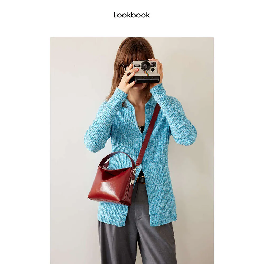 LA FESTIN Original 2023 Neue Handtasche Damen Schulter Crossbody Damen Leder Tragbare Eimer Marke Tasche_voghion.com