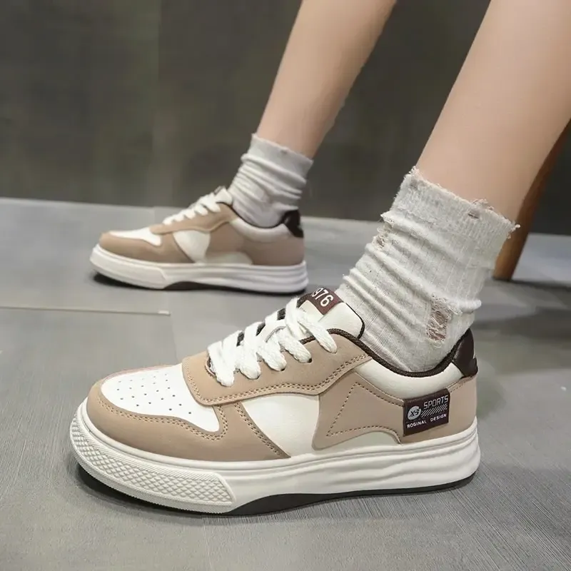 Women Platform Vulcanized Sneakers Comfortable Casual Trainers_voghion.com