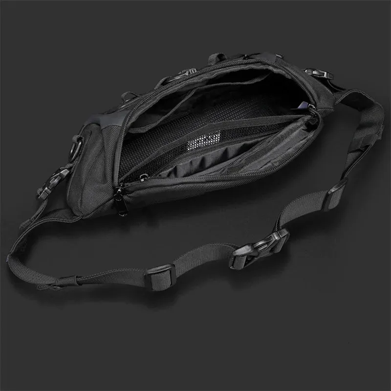 Mode für Männer Taille Outdoor Sports Tactical Fanny Pack Multifunktions wasserdichte männliche Brusttasche Herren Umhängetaschen 241028_voghion.com