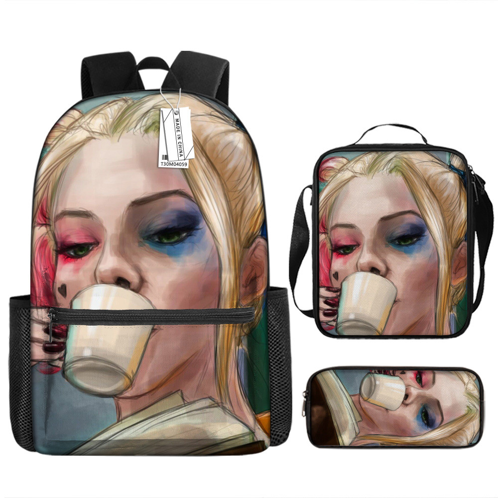 Hero Kids Backpack Large Capacity School Bag Unisex_voghion.com