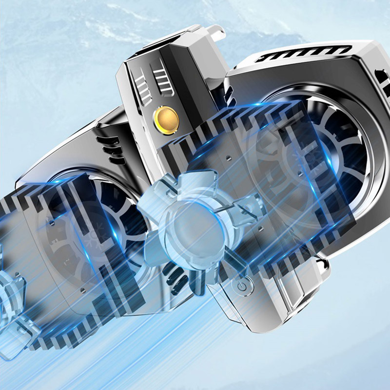 Uniwersalny Mini Telefon Komórkowy Wentylator Chłodzący Radiator Turbo Hurricane Gra Cooler Telefon Komórkowy Chłodnica Do iPhone'a/Samsunga/Xiaomi_voghion.com