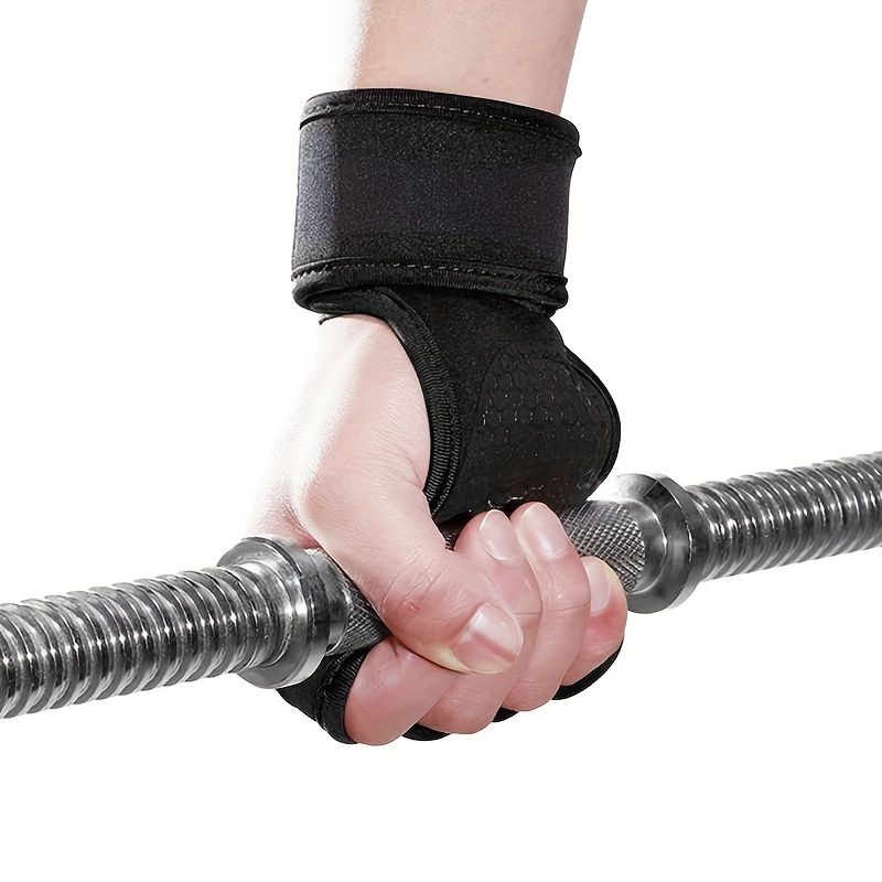 Unisex Fingerless Gloves: Perfect for Weightlifting, Gym Workout, Bodybuilding Dumbbell Training - With Hook & Loop_voghion.com