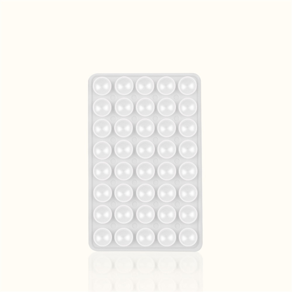 Square Double-sided Silicone Phone Suction Sucker Pad Bracket, Non-slip Suction Force, Silicone Mobile Phone Back Sticker Suction_voghion.com
