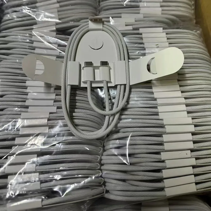 OEM Hochwertige 60-W-PD-Kabel für iPhone 16 Pro Max Plus Schnelles 1 m 3 Fuß USB zum Typ C Geflochtene Ladekabel Schnellladegerät_voghion.com