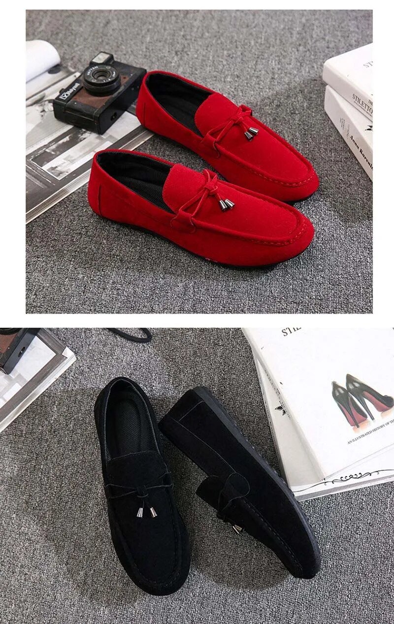 Mocassins de mode populaire pour hommes, chaussures décontractées à tête ronde, chaussures respirantes_voghion.com