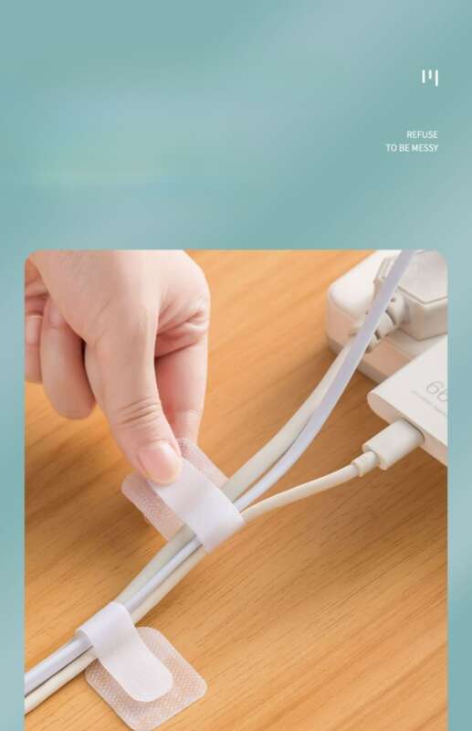 Rată de recenzii pozitive de 96%: Velcro pentru cablu, Legătură, Suport adeziv, Organizator de birou, Suport, Curea de legătură, Cablu de date_voghion.com