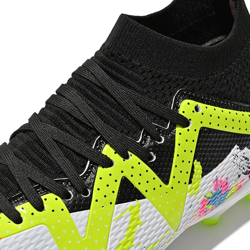 Soccer Shoes Men Kids Professional Football Boot Grass Outdoor Non-Slip Breathable Multicolor Trainning Sneakers Size_voghion.com